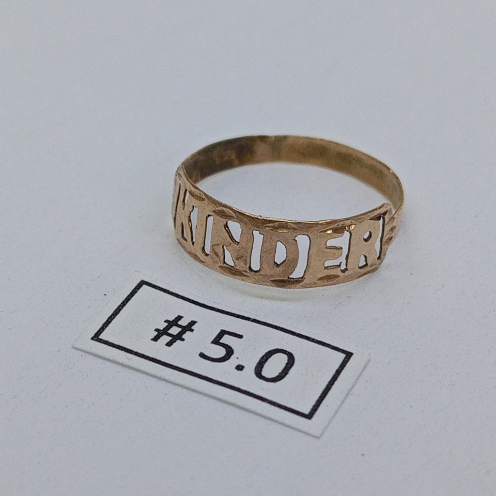 ANILLO DE GRADUACIÓN ORO 10 K 0.4 GRMS (SEMINUEVO)