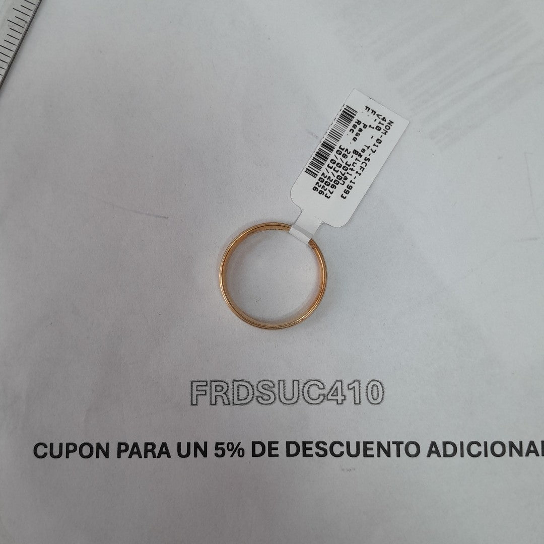 ARGOLLA ORO 14 K 5.7 GRMS (SEMINUEVO)
