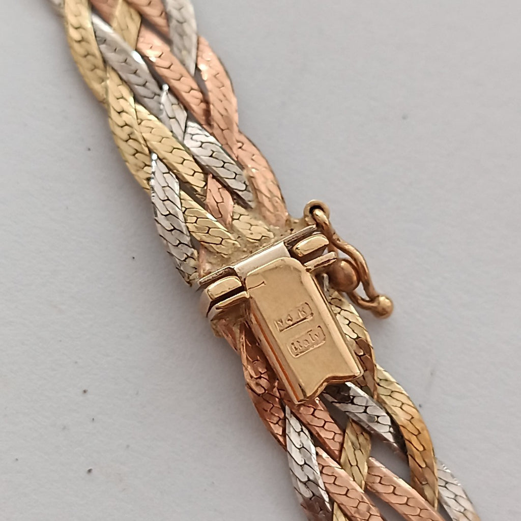GARGANTILLA ORO COMBINADO 14 K 15,60 GRMS (SEMINUEVO)