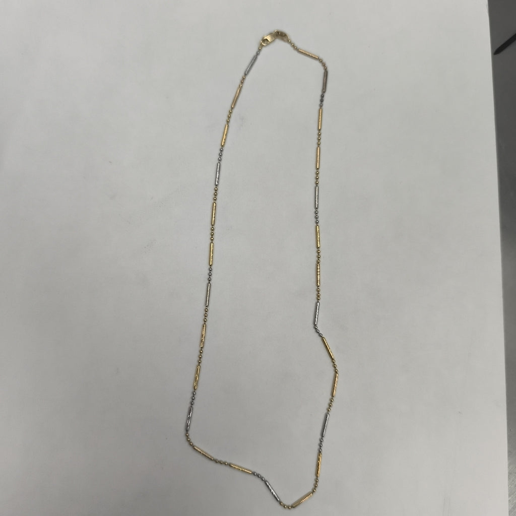 CADENA ORO, ORO COMBINADO 14 K 4.2 GRMS (SEMINUEVO)
