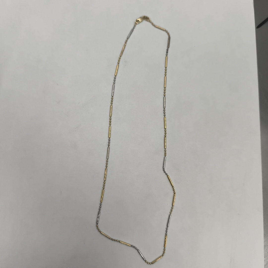 CADENA ORO, ORO COMBINADO 14 K 4.2 GRMS (SEMINUEVO)