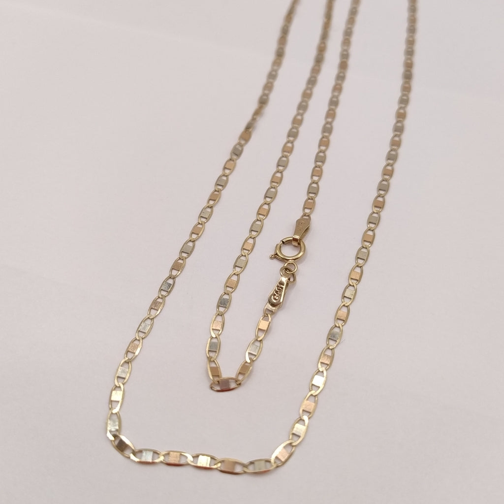 CADENA ORO BLANCO MUY BAJO 10 K 2.9 GRMS (SEMINUEVO)