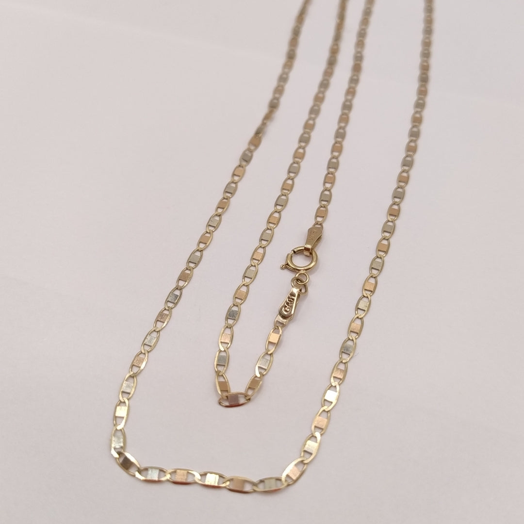 CADENA ORO BLANCO MUY BAJO 10 K 2.9 GRMS (SEMINUEVO)