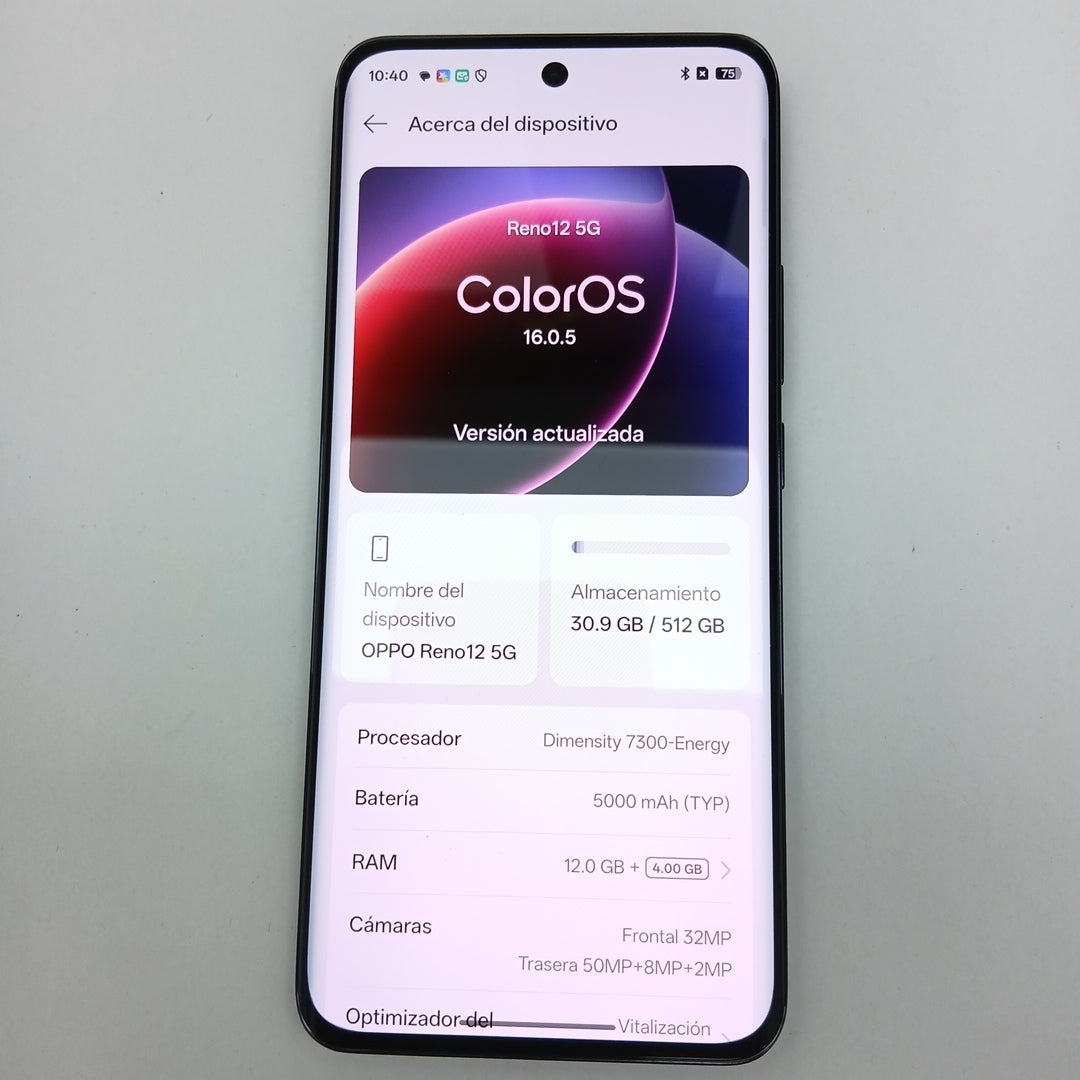 CELULAR OPPO RENO12 5G CPH2625 (2024) 512 GB 12 GB RAM (SEMINUEVO)