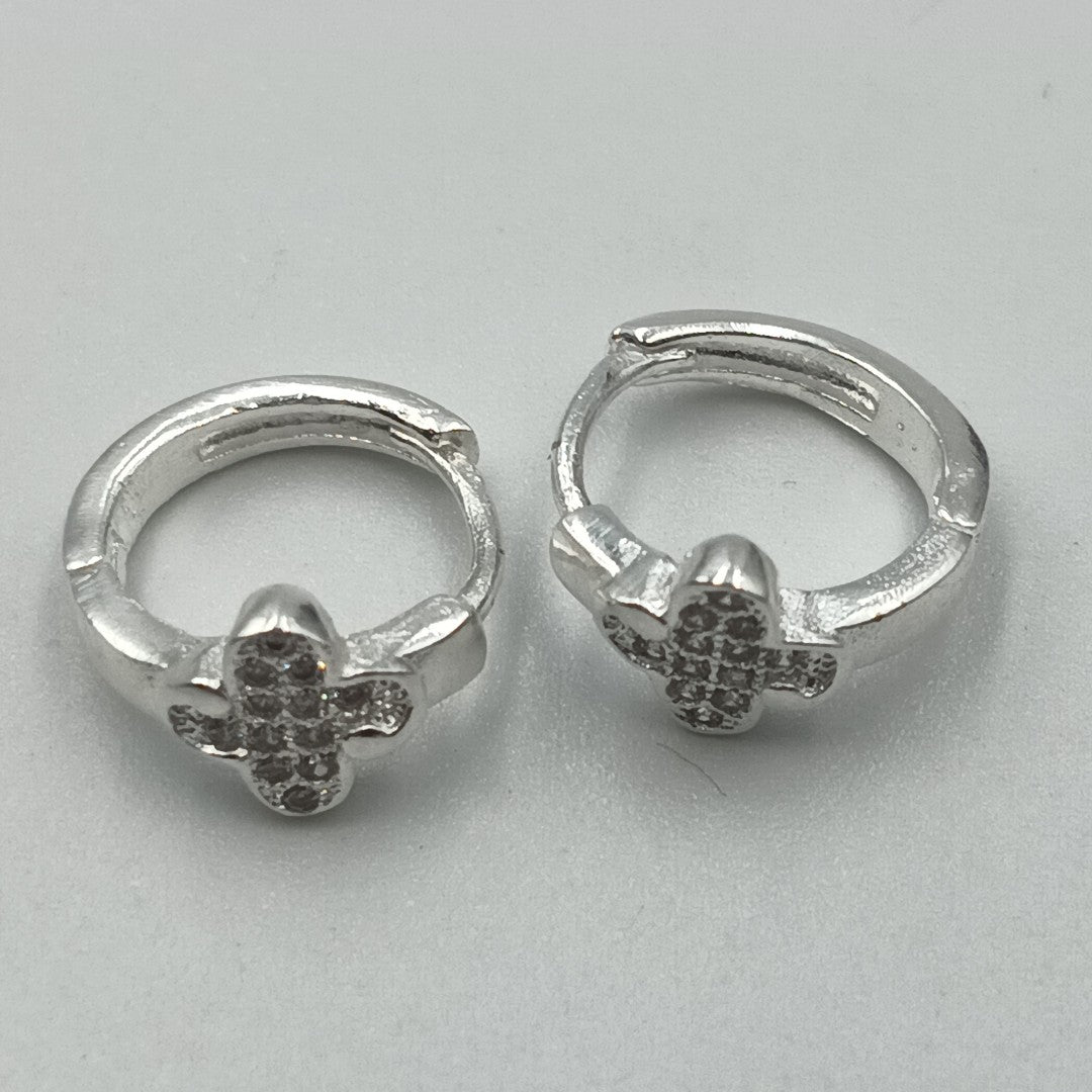 ARRACADAS C/CIRCONIAS PLATA .925 1.9 GR (NUEVO)