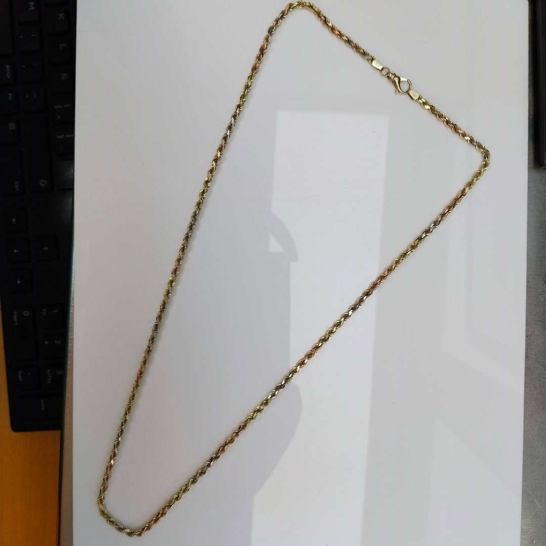 CADENA ORO COMBINADO 14 K 31,90 GRMS (SEMINUEVO)