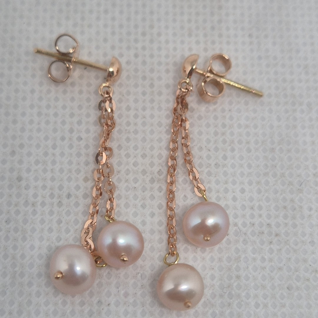 BROQUELES PAR ORO 14 K 1.7 GRMS (SEMINUEVO)