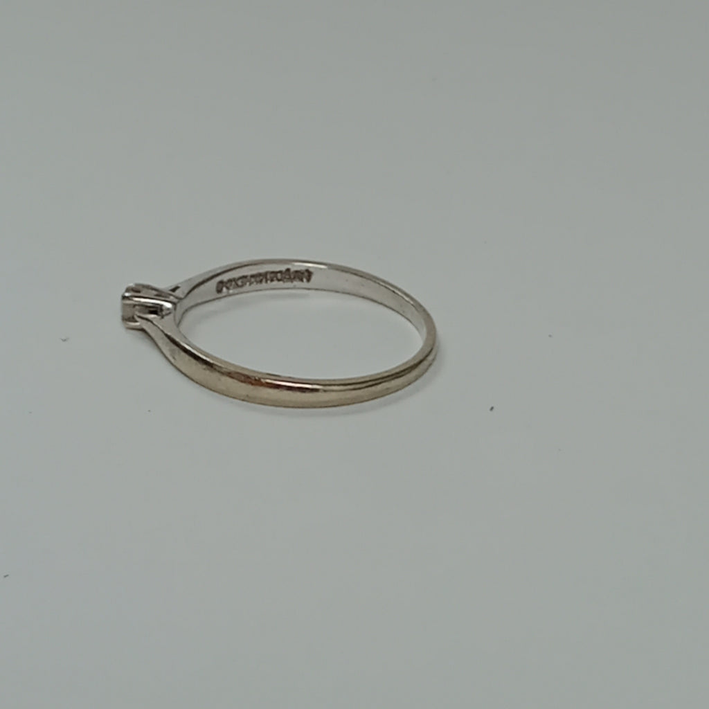 ANILLITO ORO BLANCO 14 K 1,50 GRMS (SEMINUEVO)
