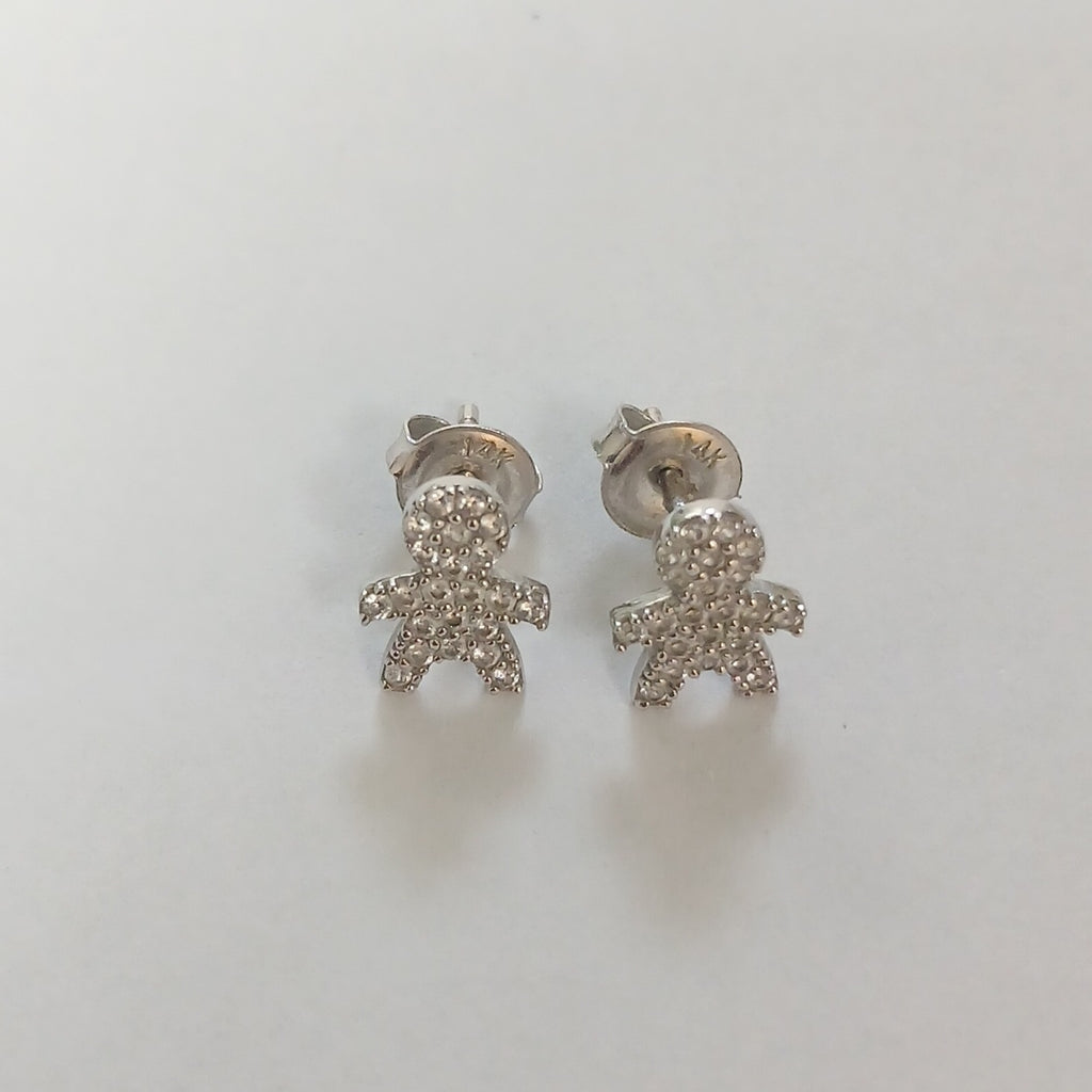 BROQUELES PAR ORO 14 K 1.4 GRMS (SEMINUEVO)