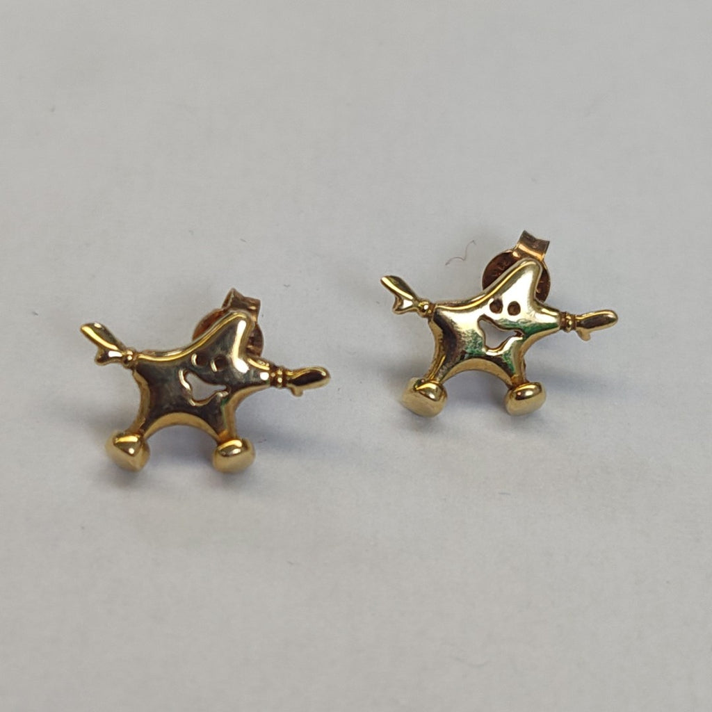 ARETES PAR ORO 14 K 2.3 GRMS (SEMINUEVO)