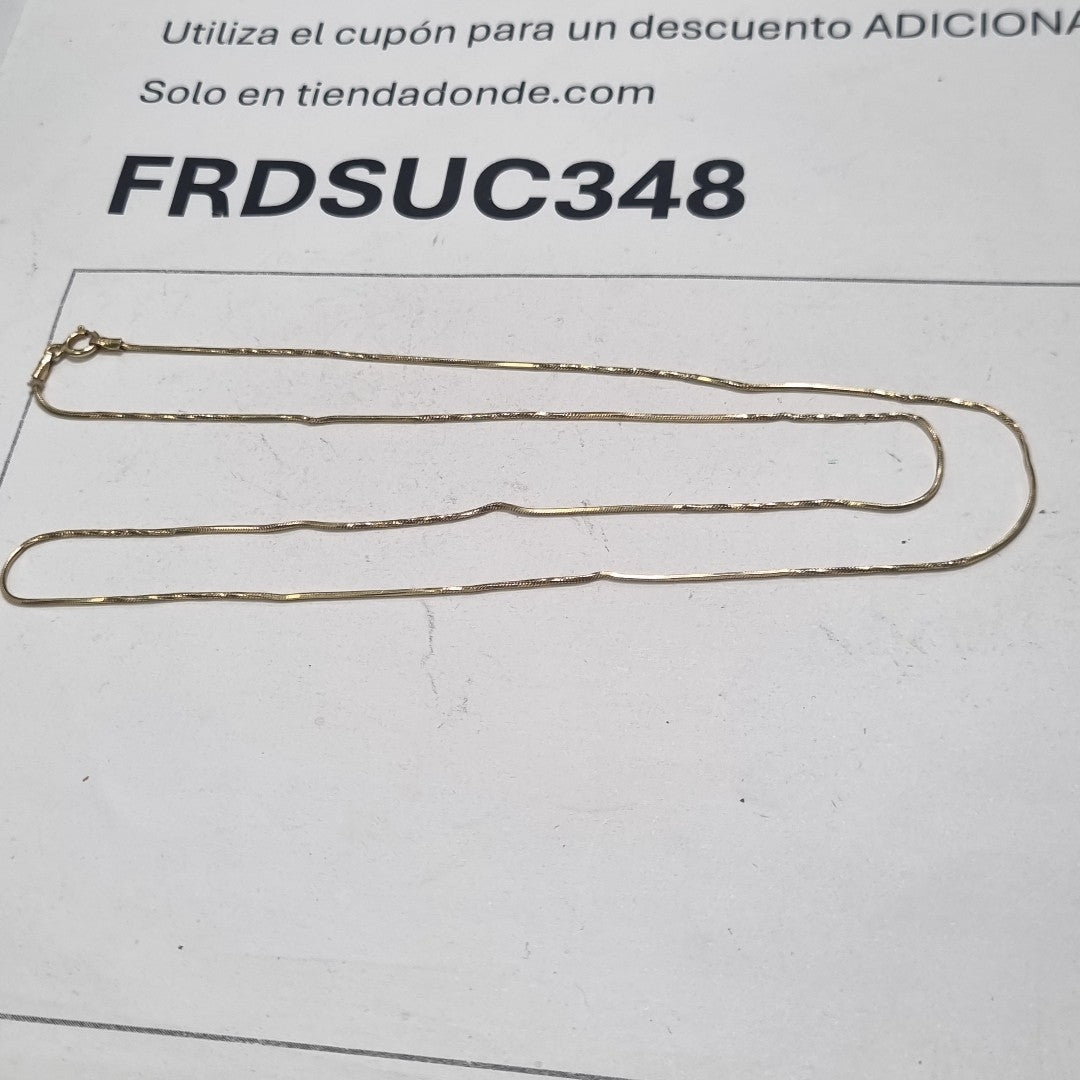 CADENA ORO 14 K 2,60 GRMS (SEMINUEVO)