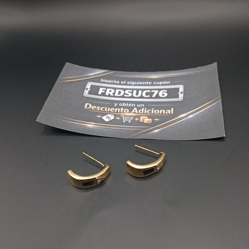 ARETES PAR ORO 14 K 3.7 GRMS (SEMINUEVO)