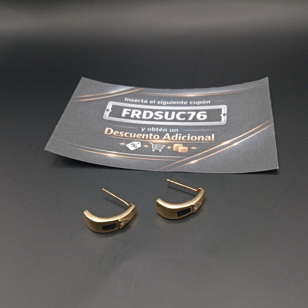 ARETES PAR ORO 14 K 3.7 GRMS (SEMINUEVO)