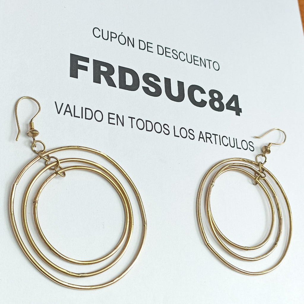 ARRACADAS PAR ORO 8 K 11,70 GRMS (SEMINUEVO)