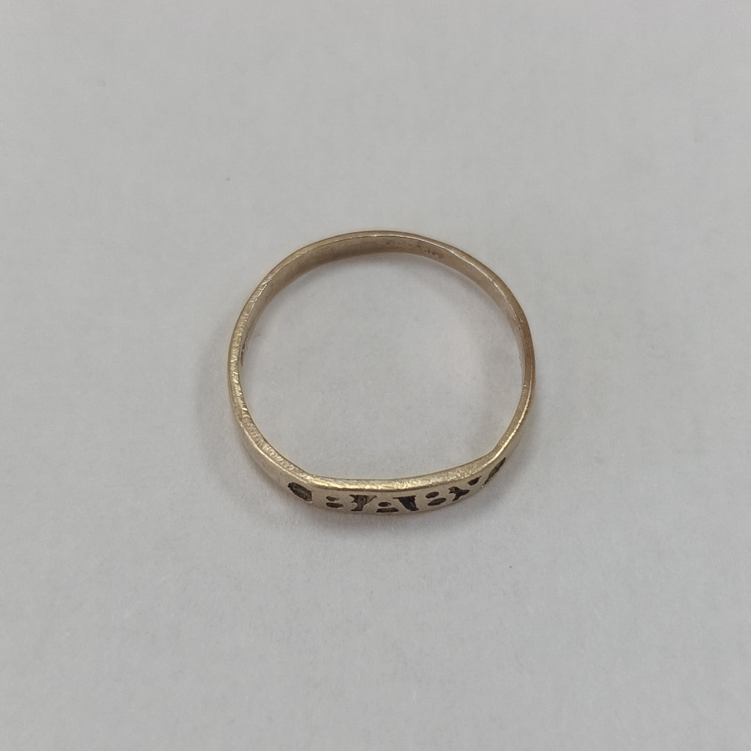 ANILLO ORO 8 K 0.8 GRMS (SEMINUEVO)