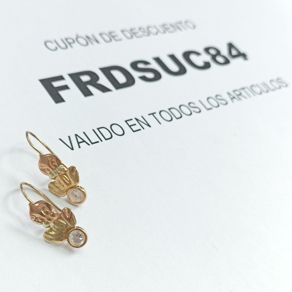 ARETES PAR ORO 10 K 1.5 GRMS (SEMINUEVO)