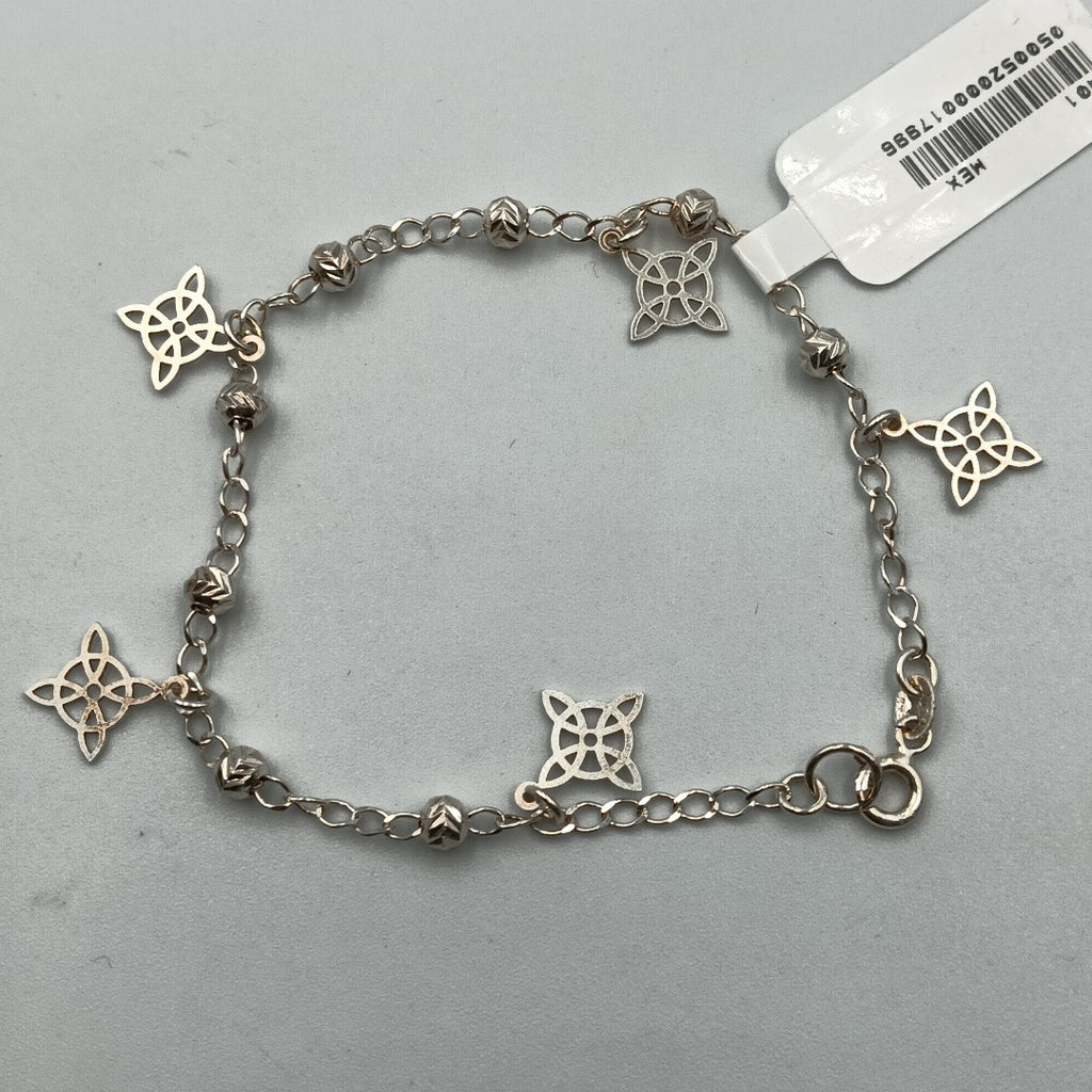 PULSERA TEJIDO ESPECIAL PLATA .925 18 CM 3.2 GR (NUEVO)