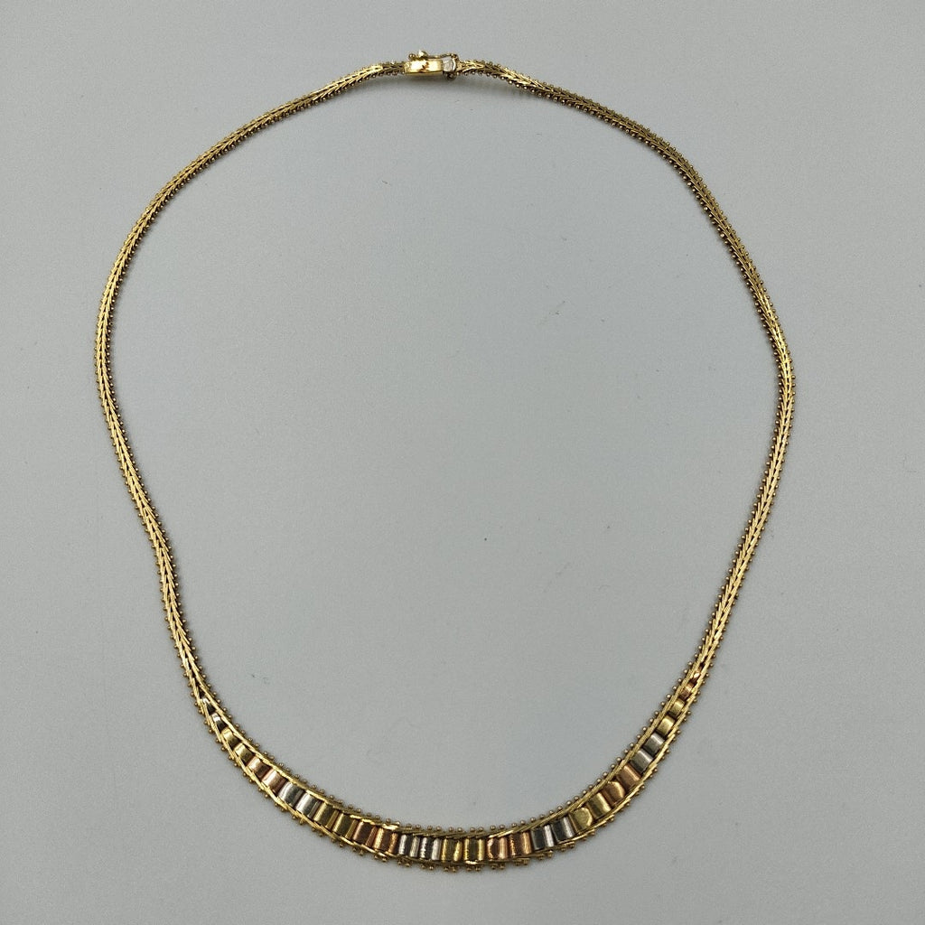 GARGANTILLA ORO,ORO COMBINADO 14 K 12,20 GRMS (SEMINUEVO)