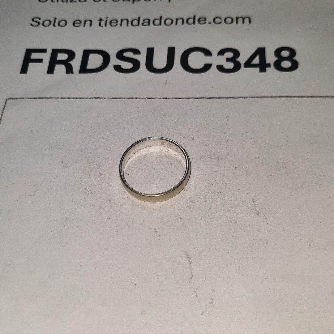 ARGOLLA ORO BLANCO 14 K 3.3 GRMS (SEMINUEVO)