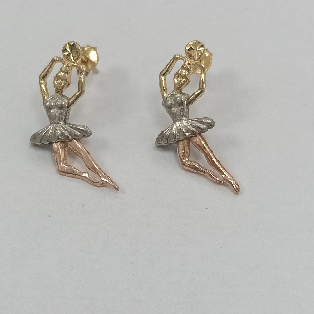 ARETES PAR ORO 10 K 2 GRMS (SEMINUEVO)