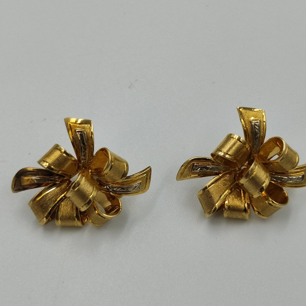 ARETES PAR ORO 14 K 8,80 GRMS (SEMINUEVO)