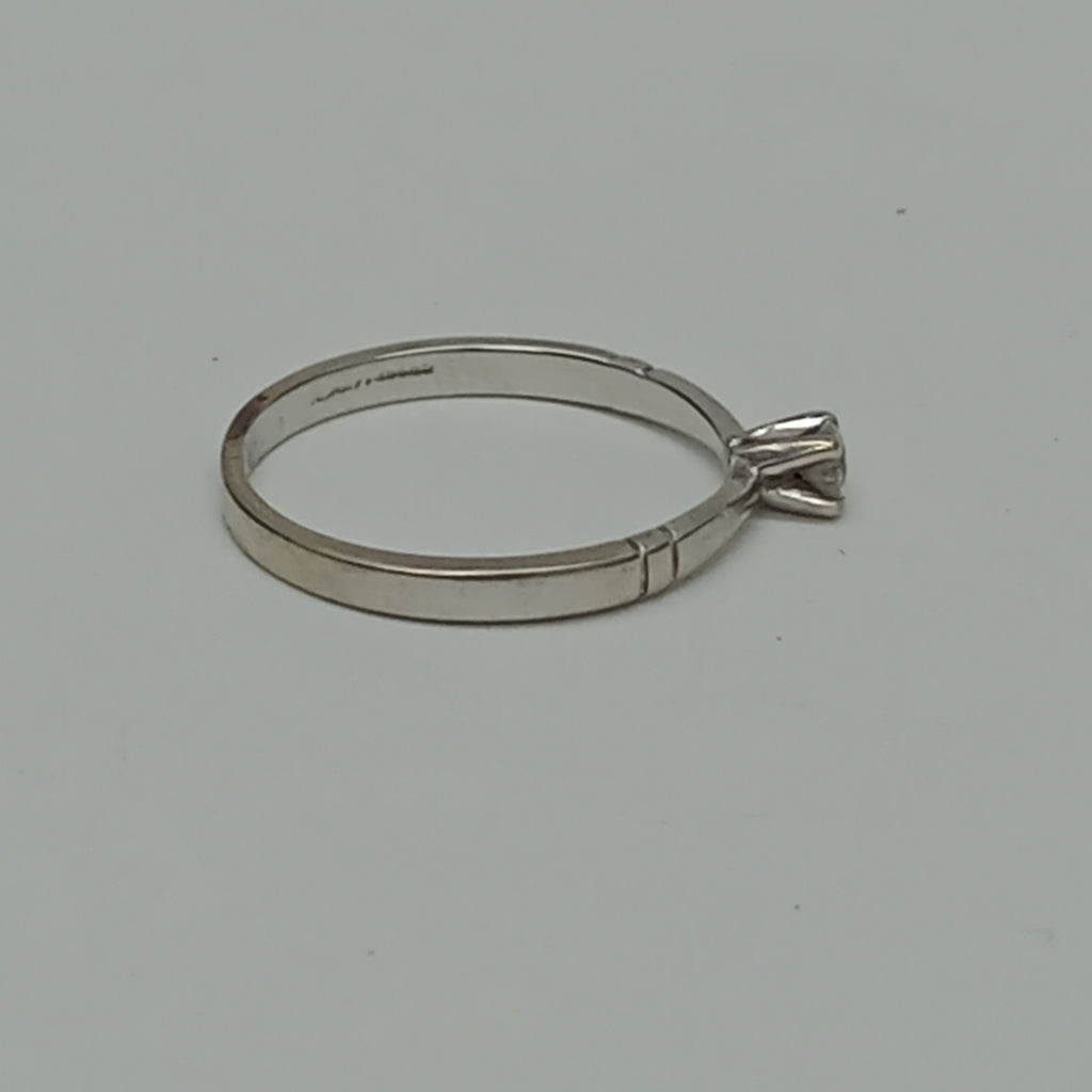ANILLITO ORO BLANCO 14 K 1,50 GRMS (SEMINUEVO)
