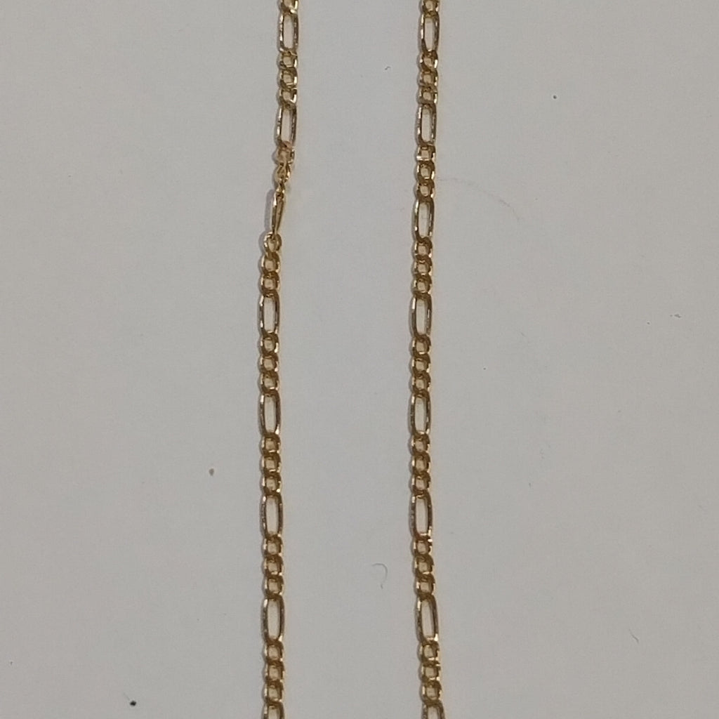 CADENAS TEJIDO 3X1 ORO 14K 55 CM 2.4 GR (NUEVO)
