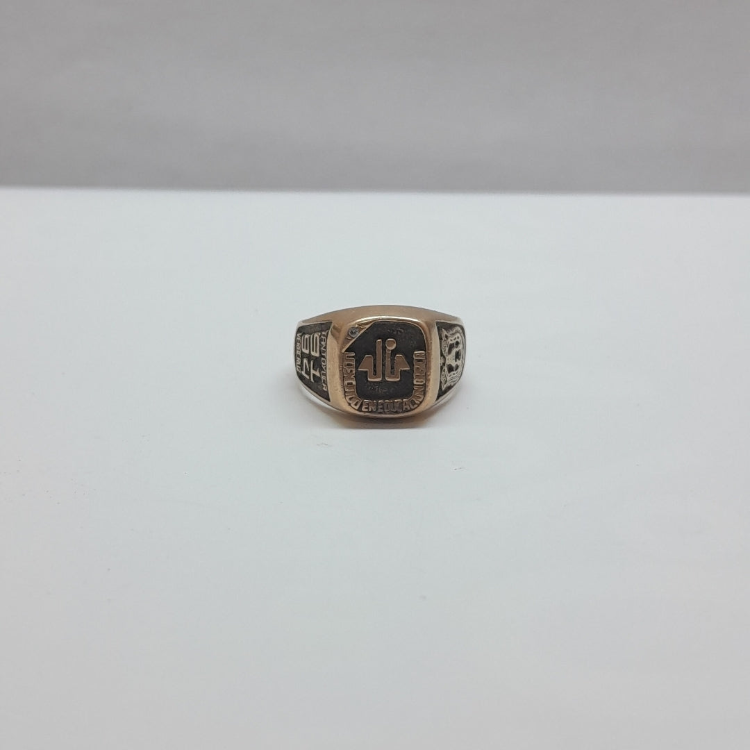 ANILLO DE GRADUACIÓN ORO 8 K 7,60 GRMS (SEMINUEVO)