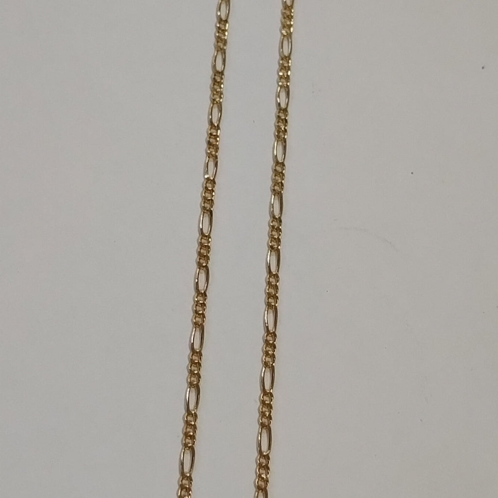 CADENAS TEJIDO 3X1 ORO 14K 55 CM 2.7 GR (NUEVO)