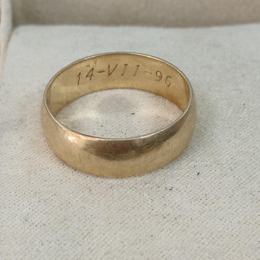 ARGOLLA ORO 14 K 4.5 GRMS (SEMINUEVO)