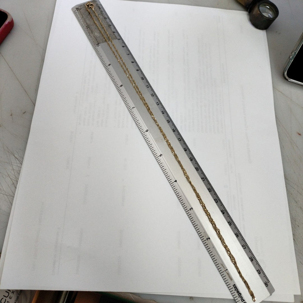 CADENA ORO 14 K 3.2 GRMS (SEMINUEVO)