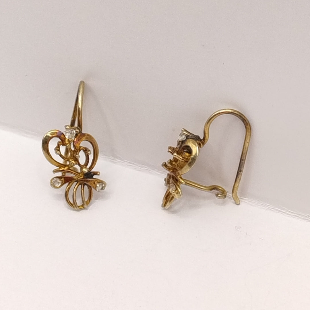 ARETES PAR ORO 10 K 1,90 GRMS (SEMINUEVO)