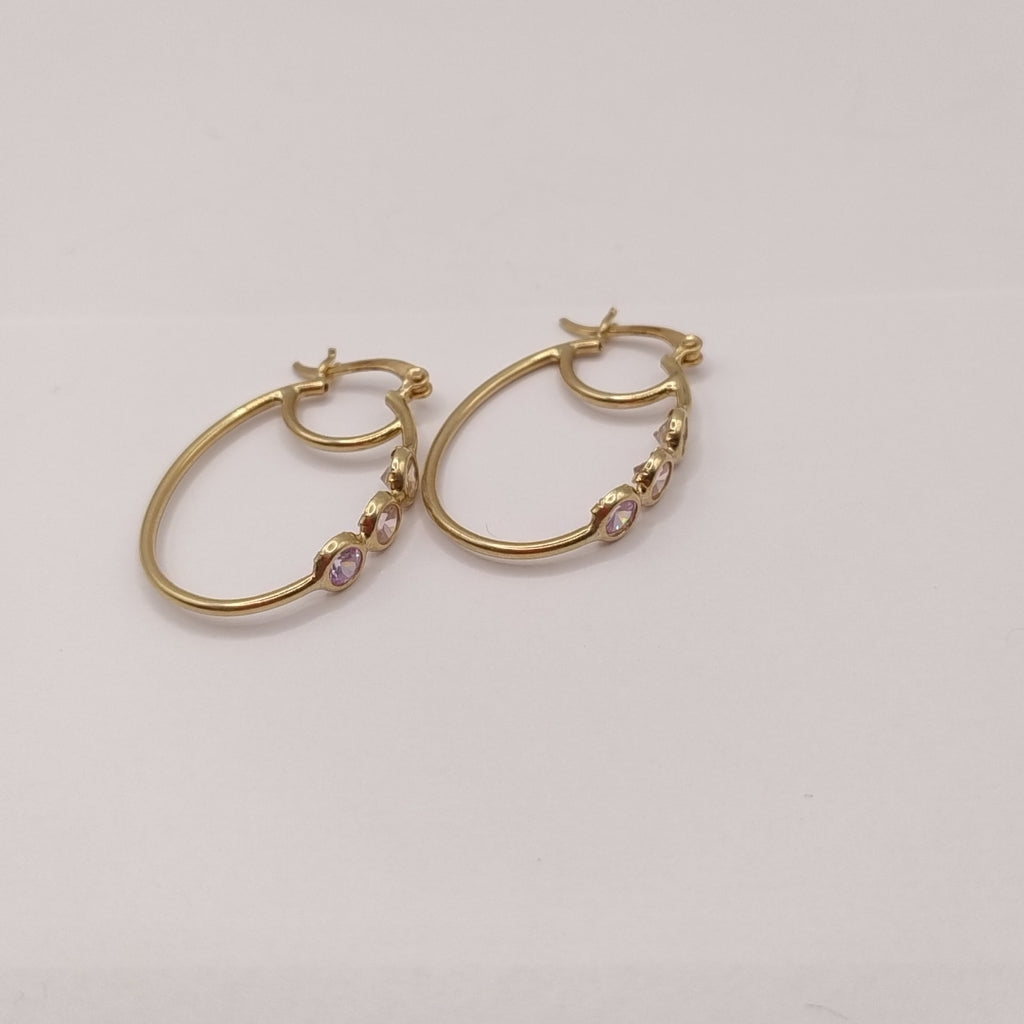 ARRACADAS PAR ORO 10 K 3,50 GRMS (SEMINUEVO)