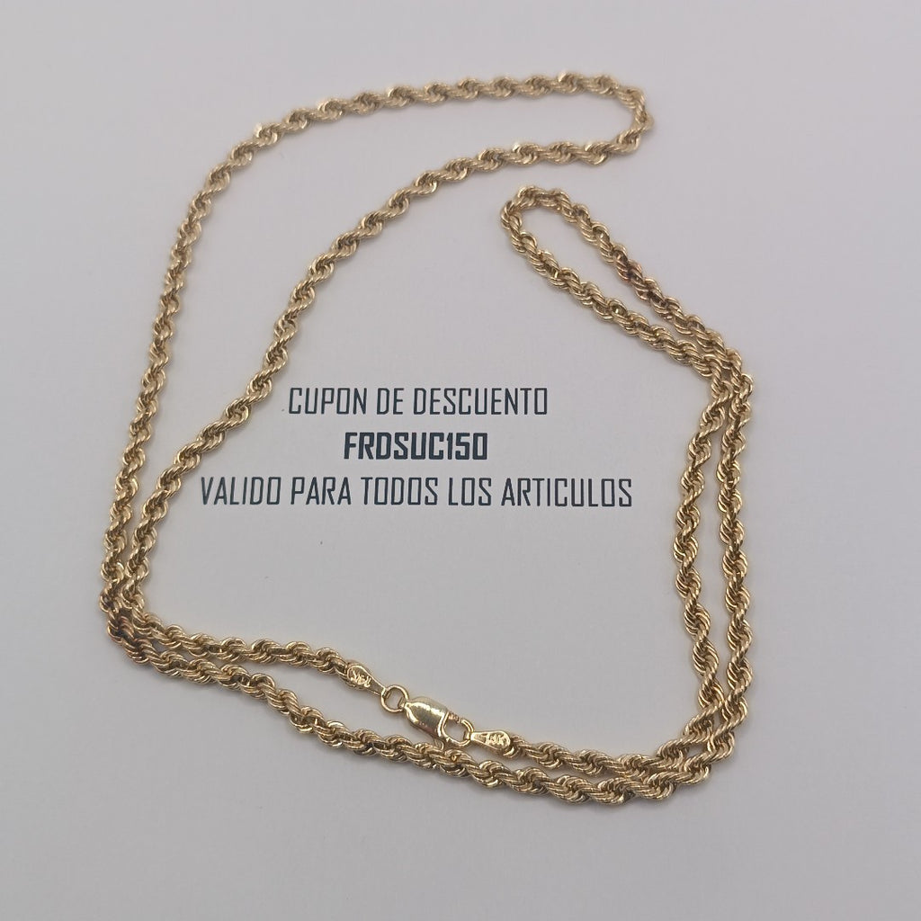 CADENA ORO 14 K 6,20 GRMS (SEMINUEVO)