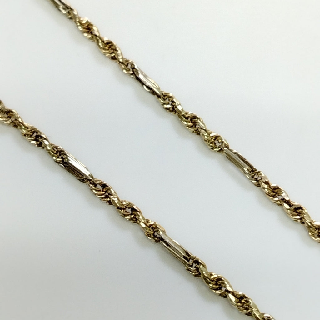 CADENA ORO, ORO COMBINADO 14 K 4.9 GRMS (SEMINUEVO)