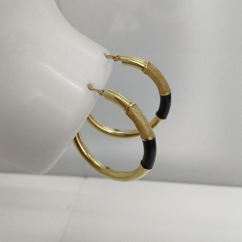 ARRACADAS PAR ORO 14 K 6.4 GRMS (SEMINUEVO)