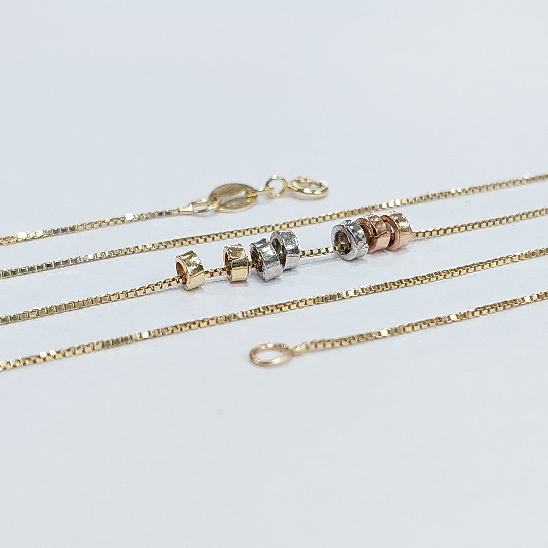 GARGANTILLA ORO, ORO COMBINADO 10 K 2 GRMS (SEMINUEVO)