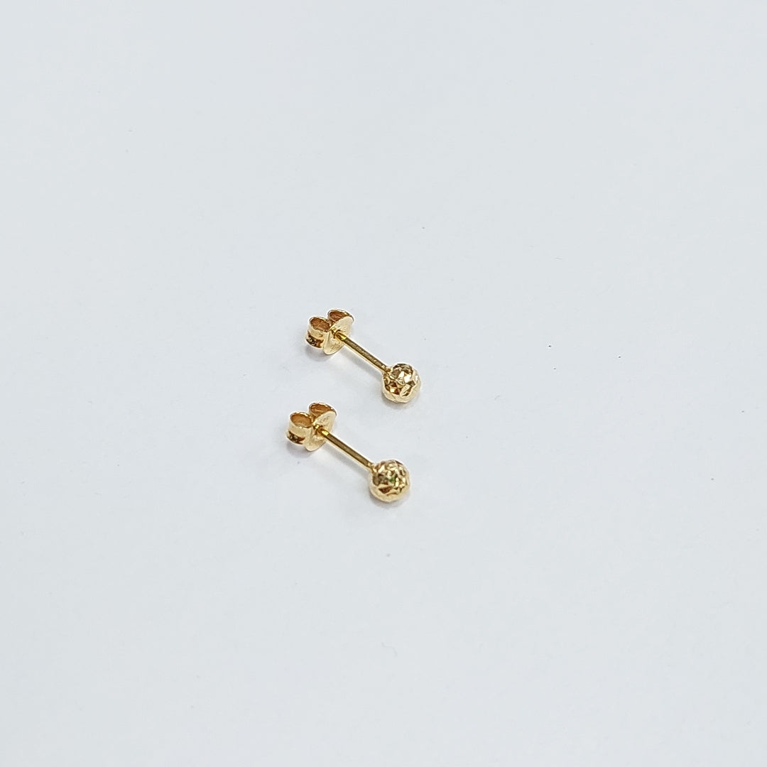BROQUELES PAR ORO 14 K 0,60 GRMS (SEMINUEVO)