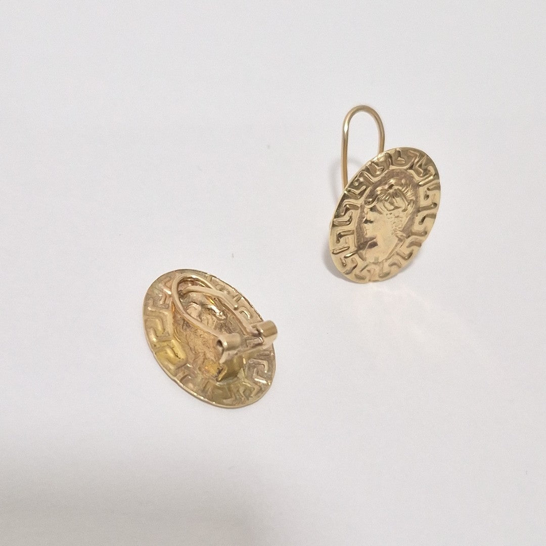 ARETES PAR ORO 10 K 3 GRMS (SEMINUEVO)