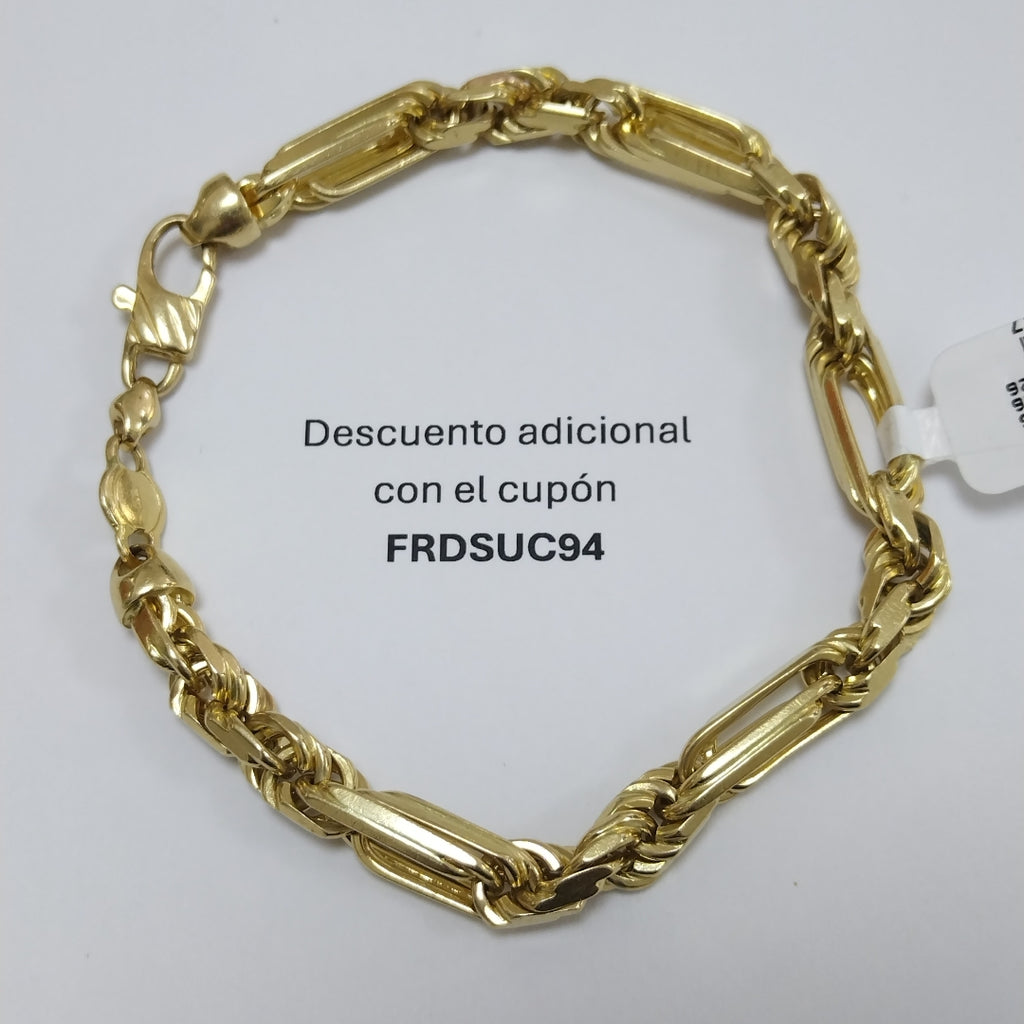 PULSERA ORO 14 K 43.6 GRMS (SEMINUEVO)