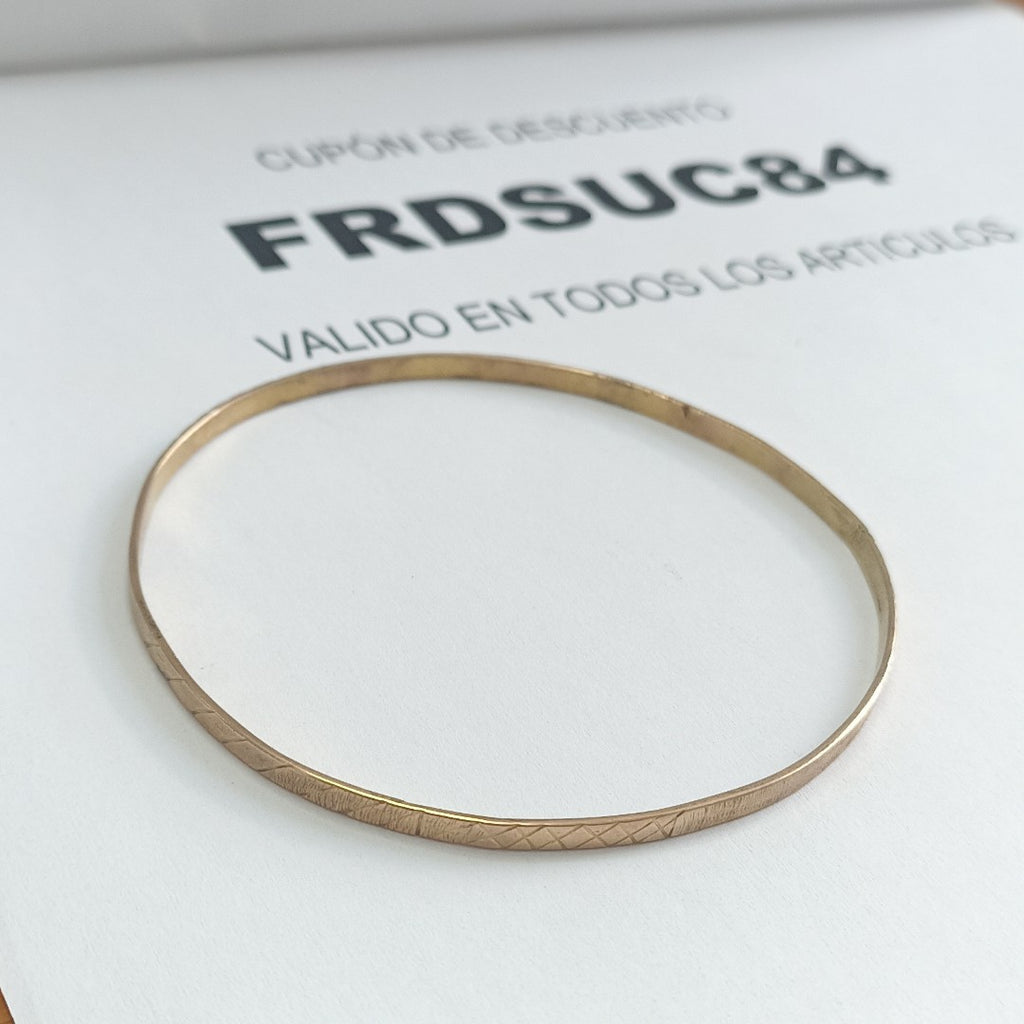 PULSERA RIGIDA ORO 8 K 7,40 GRMS (SEMINUEVO)