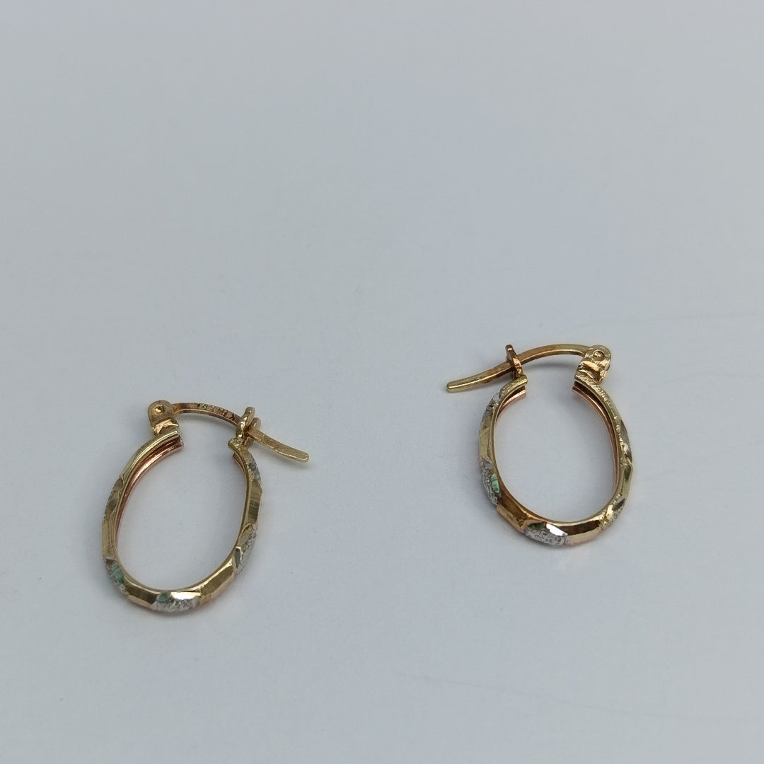 ARETES PAR ORO 14 K 1,40 GRMS (SEMINUEVO)