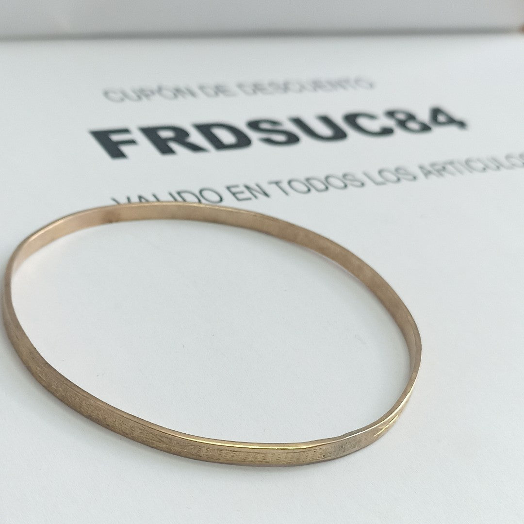 PULSERA RIGIDA ORO 8 K 9,70 GRMS (SEMINUEVO)