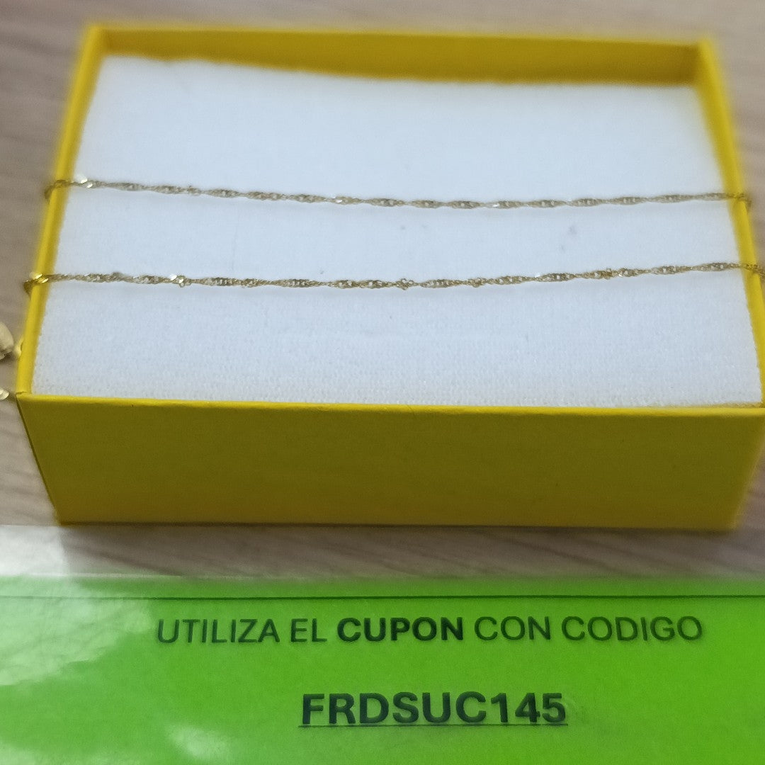 CADENA ORO 10 K 0.9 GRMS (SEMINUEVO)