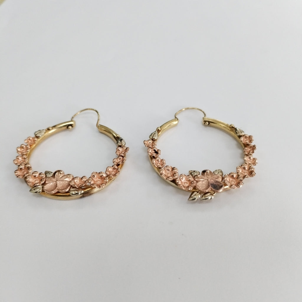 ARRACADAS PAR ORO,ORO COMBINADO 8 K 6,50 GRMS (SEMINUEVO)