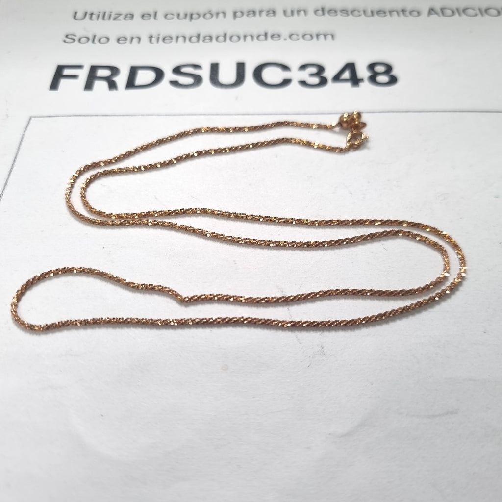 CADENA ORO 14 K 1.9 GRMS (SEMINUEVO)