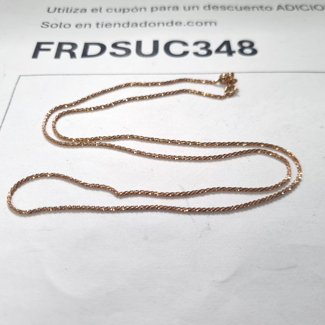 CADENA ORO 14 K 1.9 GRMS (SEMINUEVO)