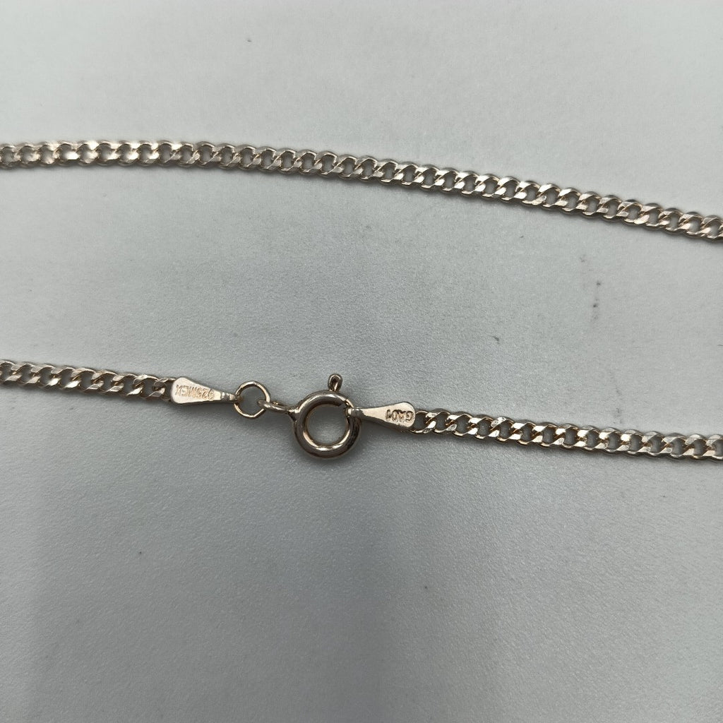 CADENA TEJIDO BARBADO PLATA .925 55 CM 5.2 GR (NUEVO)