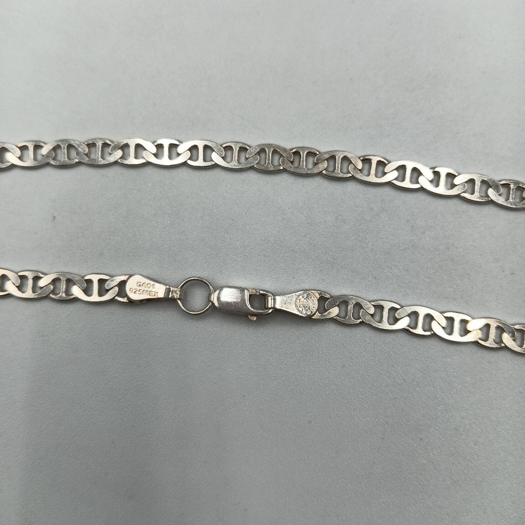CADENA TEJIDO GUCHI PLATA .925 55 CM 12.4 GR (NUEVO)