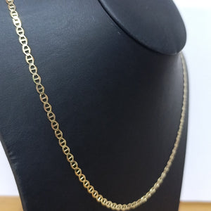 CADENAS TEJIDO MARINERA ORO 14K 55 CM 8.2 GR (NUEVO)